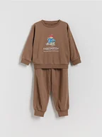 Bluzy i sweterki niemowlęce - Reserved - Bawełniany komplet Paddington - brązowy - miniaturka - grafika 1