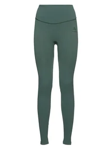 Odlo Legginsy sportowe "Active 365 Seamless" w kolorze khaki - Spodnie sportowe damskie - miniaturka - grafika 1