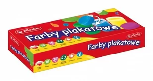 Herlitz Farby Plakatowe 10 Kolorów Herlitz - Farby i media malarskie - miniaturka - grafika 3