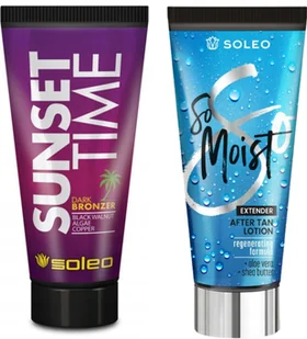 Soleo Sunset Time + So Moist Po Opalaniu Gratis - Balsamy i kremy do opalania - miniaturka - grafika 1