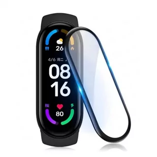 Szkło hartowane 3D do Mi Band 5 / M5 - Akcesoria do smartwatchy - miniaturka - grafika 1