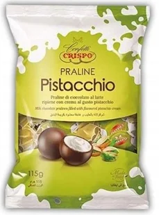 Praliny Praline Pistacchio 115g - Crispo włoskie przepyszna oryginalne - Bombonierki i czekoladki - miniaturka - grafika 1