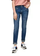 Spodnie damskie - s.Oliver jeansy damskie, medium blue, 40W / 32L - miniaturka - grafika 1