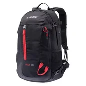 Plecaki - Plecak turystyczny Hi-tec Trek Black/red Trek - miniaturka - grafika 1