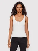 Koszulki i topy damskie - Guess Top W2YI00 KA0H1 Biały Slim Fit - miniaturka - grafika 1