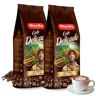 Zestaw 2kg Kawy ziarnistej Marilla Cafe Delicado - Kawa - miniaturka - grafika 1