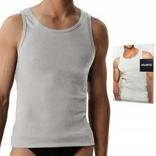 Koszulka męska na ramiączkach bawełniana TANK TOP ATLANTIC 046 - XL - Koszulki męskie - miniaturka - grafika 1