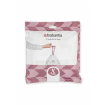 Brabantia PerfectFit worki na śmieci 2 3 L V) 40 szt White - Worki na śmieci - miniaturka - grafika 1