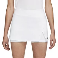 Spódnice - Nike Damska spódnica Nikecourt Dri-Fit Victory, biała/czarna, DH9779-100, L - miniaturka - grafika 1