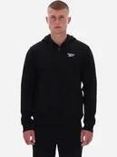 Bluzy męskie - Bluza męska rozpinana streetwear z kapturem Reebok Colton Small Logo Zi 100240560 M Czarna (1200175332664). Bluzy męskie streetwear - miniaturka - grafika 1