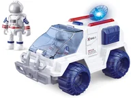 Samochody i pojazdy dla dzieci - Zabawkowy Pojazd Kosmiczny Z Figurką Światło Dźwięk Łazik Astronauta - miniaturka - grafika 1