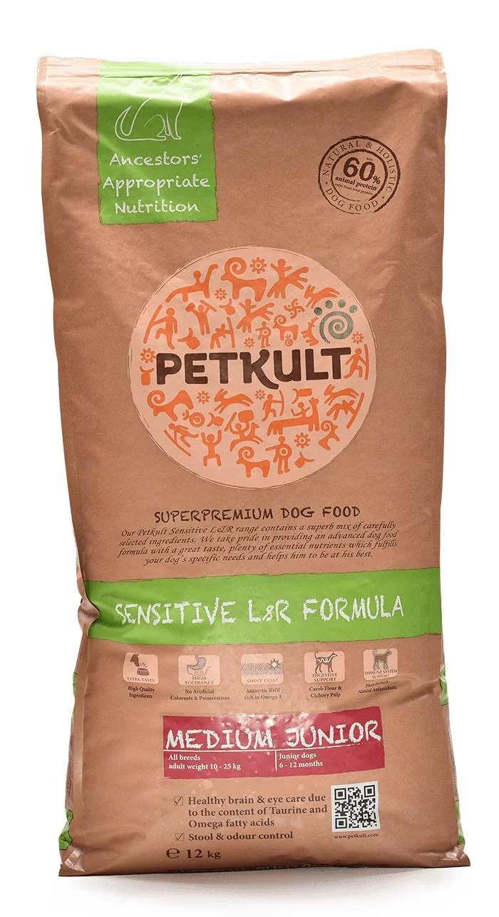 PETKULT dog  MEDIUM JUNIOR lamb/rice