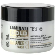 Maski do włosów - Tahe Laminate Gold Balance Maska - Skoncentrowana maska ​​odżywcza do włosów suchych 300 ml - miniaturka - grafika 1