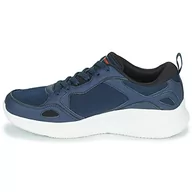 Trampki męskie - Skechers Męskie trampki 232592 NVY, granatowe Duraleather/Mesh/Trim, 11 UK - miniaturka - grafika 1