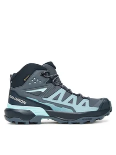 Salomon Trekkingi X Ultra 360 Mid Gore-Tex L47745100 Zielony - Buty trekkingowe damskie - miniaturka - grafika 1