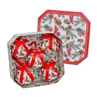 Bombki - Bombki choinkowe z kolorowego papieru polipropylenowego 7,5 x 7,5 x 7,5 cm (5 sztuk) - miniaturka - grafika 1