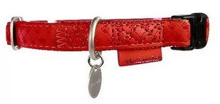 Zolux Obroża regulowana Mac Leather 10mm Czerwona [522030RO] - Obroże dla psów - miniaturka - grafika 1