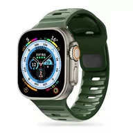 Akcesoria do smartwatchy - Pasek Icon Line do Apple Watch 4 / 5 / 6 / 7 / 8 / SE / Ultra (42 / 44 / 45 / 49 mm) Army Green - miniaturka - grafika 1