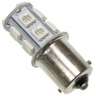 Dioda BA15S 13x LED SMD5050 12V czerwona 1-włóknowa - Żarówki samochodowe - miniaturka - grafika 1