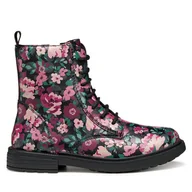 Buty dla dziewczynek - Kozaki Geox J Eclair J049QD 00004 C0618 S Różowy - miniaturka - grafika 1
