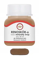 Kosmetyki samochodowe - Renoskór Farba Lakier Do Skóry Naturalny Brąz - miniaturka - grafika 1