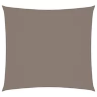 Parasole ogrodowe - vidaXL Żagiel ogrodowy, tkanina Oxford, kwadratowy, 4x4 m, taupe vidaXL - miniaturka - grafika 1
