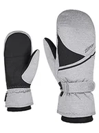 Rękawice narciarskie - Ziener Ziener Damskie rękawiczki narciarskie Kiani Mitten / sporty zimowe, wodoszczelne, oddychające, ciepłe, Gore-Tex, jasny melanż, 6,5 - miniaturka - grafika 1