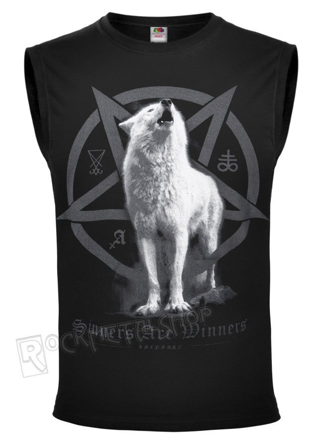 bezrękawnik AMENOMEN - WHITE WOLF (OMEN048BR)-XXL