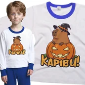 Piżamy dla dziewczynek - Piżama dziecięca Kapibu Kapibara Wiedźma W Dyni Halloween 98/104 - VoloDonum - miniaturka - grafika 1