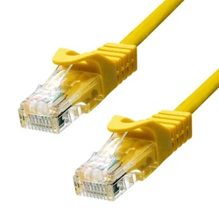 ProXtend 5UTP-003Y kabel sieciowy Żółty 0,3 m Cat5e U/UTP (UTP) - Patchcordy - miniaturka - grafika 1
