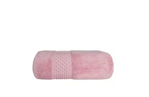 Ręcznik Rete 70x140 cm różowy frotte 650 g/m2 bawełniany przędza dwupętelkowa soft touch 24/2 - Ręczniki - miniaturka - grafika 1