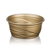 Donice - Miska Fala 21 cm złota - miniaturka - grafika 1