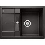 Zlewozmywaki - Blanco Zlew METRA 45S Compact Czarny odwracalny 525912 - miniaturka - grafika 1