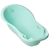 Wanienki dla dzieci - Tega Baby TEGA Wanienka 102cm KRÓLICZKI KR-005 z odpływem miętowa 44004 - miniaturka - grafika 1