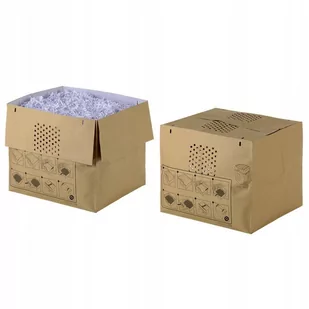 Rexel 1765031EU Torby na ścinki do niszczarki o pojemności 32 l, przeznaczona do recyklingu Beżowy 1765031EU - Niszczarki - materiały eksploatacyjne - miniaturka - grafika 1