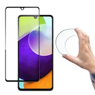 Szkła hartowane na telefon - Wozinsky Full Cover Flexi Nano folia szklana szkło hartowane z ramką Samsung Galaxy A33 5G przezroczysty - miniaturka - grafika 1
