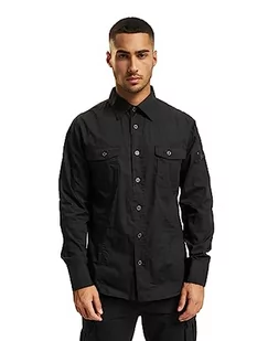 Brandit Koszula męska Slimfit czarna, Czarny, XXL - Koszule męskie - miniaturka - grafika 1