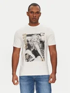 Koszulki męskie - Guess T-Shirt M5GI33 KBW41 Biały Classic Fit - miniaturka - grafika 1