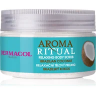 Peelingi do ciała - Dermacol Aroma Ritual Brazilian Coconut delikatny peeling do ciała 200 g - miniaturka - grafika 1