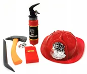 Samochody i pojazdy dla dzieci - ADAR Zestaw strażaka w siatce 161917 - miniaturka - grafika 1