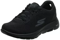 Trampki męskie - Skechers Gowalk 5 Demitasse męskie trampki, czarne 2, 42 EU X-szerokie, Czarny 2, 42 EU/X-szeroki - miniaturka - grafika 1