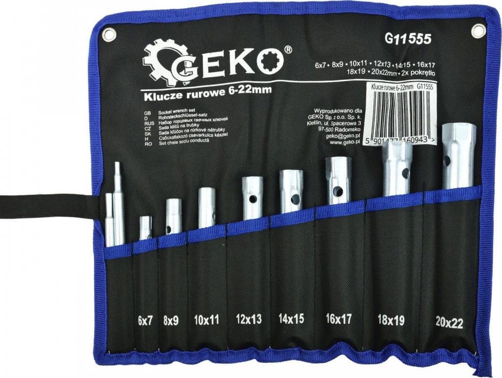 Geko KLUCZE RUROWE 6-22MM 12/24 G11555 GEKO
