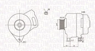 MAGNETI MARELLI Alternator 063731750010 063731750010 - Alternatory - miniaturka - grafika 1