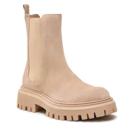 Botki damskie - Sztyblety Badura RST-LONDRA-01 Beżowy - miniaturka - grafika 1