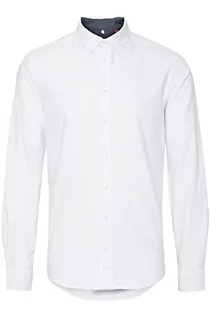 Koszule męskie - BLEND Koszula męska na co dzień, Biały (biały 70002.0), M - grafika 1