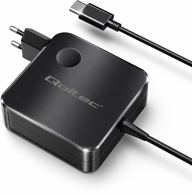 Ładowarka Qoltec Ładowarka sieciowa GaN 65W USB-C PD PPS 5-21V 3-3.25A 51778