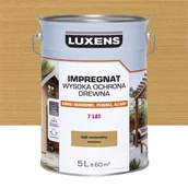 Farby i impregnaty do drewna - Impregnat do drewna Wysoka ochrona Dąb naturalny mat 5 l Luxens - miniaturka - grafika 1