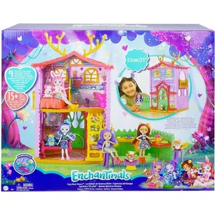 Mattel Lalka Enchantimals Domek Jelonków HFC41 - Domki dla lalek - miniaturka - grafika 1