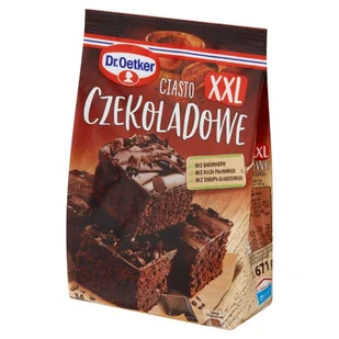Dr. Oetker Dr Oetker DR OETKER CIASTO CZEKOLADOWE XXL 671G Zakupy dla domu i biura! 72974436 - Dania w proszku - miniaturka - grafika 1