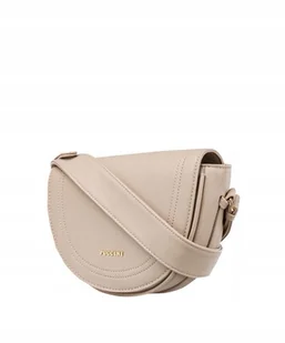 Torebka Damska Listonoszka Crossbody Półksiężyc PUCCINI Beżowa BML019 6A - Torebki damskie - miniaturka - grafika 1